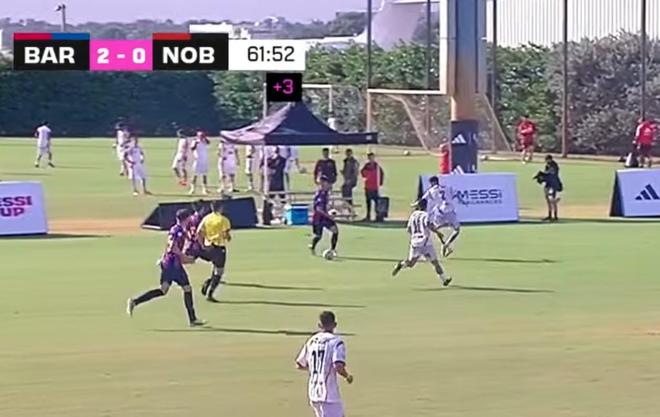李昊炎替补出战,梅西杯巴萨U16队2-0击败纽维尔老男孩U16